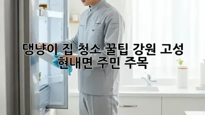 🏡 댕냥이 집 청소 꿀팁! 강원 고성 현내면 주민 주목! ✨